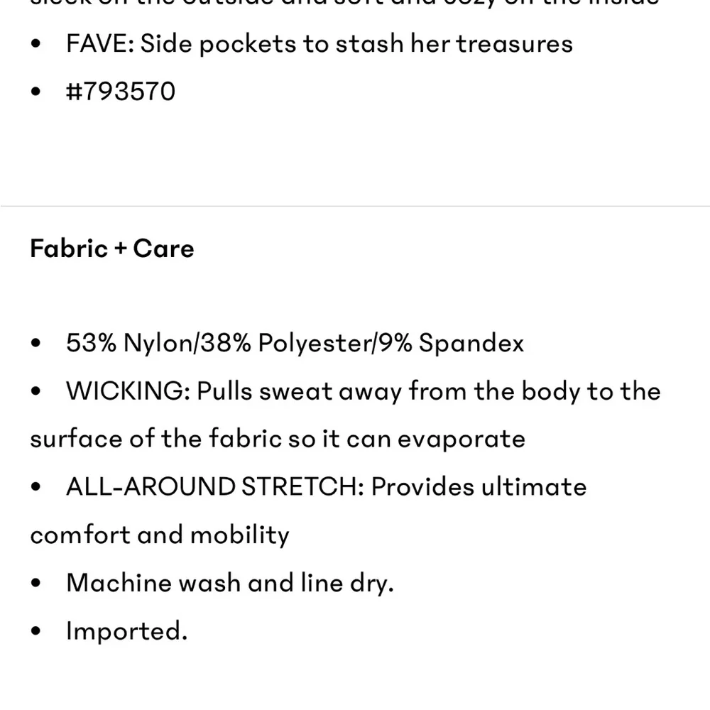 Athleta girl polartec stash tight - Picture 3 of 8